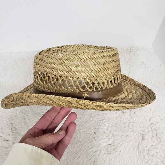 Dorfman Pacific Company Straw Fedora Size M - Picture 9 of 9